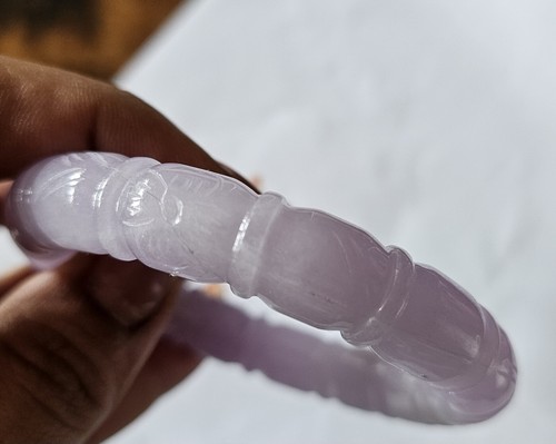 Burmese Lavender Purple Jadeite Jade 59mm READ DESCRIPTION! - Picture 11 of 19