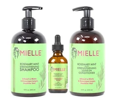 Rosemary Mint Strengthening Shampoo, Conditioner and Hair Strengting Oil 2 oz