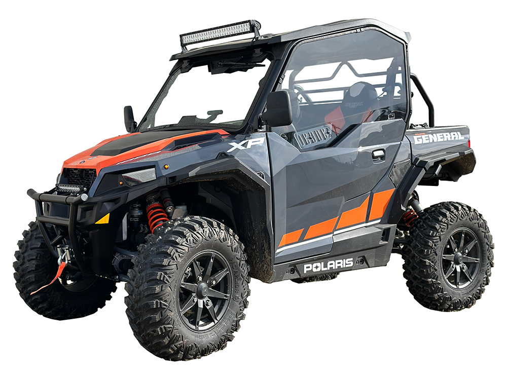 Polaris General 1000 & XP Hard Upper Door Kit Windows Scratch