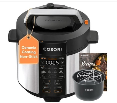 #ad #ad COSORI Pressure Cooker 6QT 9 in 1 Multi Cooker Non stick Ceramic Inner Pot 12 $67.75