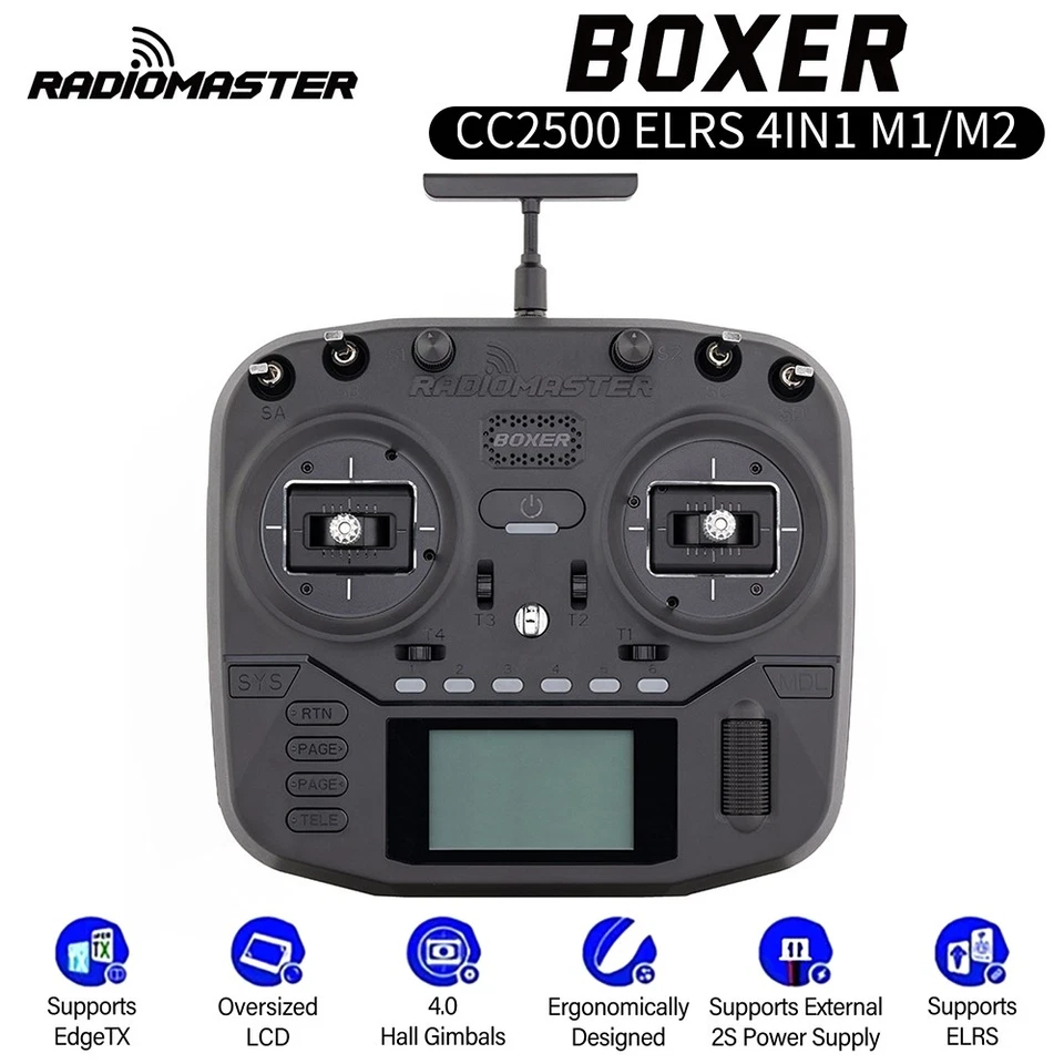 RadioMaster Boxer Funk Sender 2,4GHz 16 Kanäle Hall-Gimbals RC Fernsteuerung - Bild 4 von 4