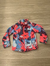 Columbia Toddler Girl 3T Pink Floral Fleece Zip up Jacket
