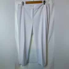 NWOT Talbots Women  s Heritage Straight Leg White inner liner Dress Pants Sz14