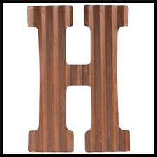 12" Metal Letters for Wall Decor, Corrugated Rusty Letters, Rustic Hanging Wa...