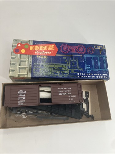 Carro de carga HO Roundhouse 1023 40' listones horizontales Milwaukee Road MILW 23925 RTR | Zustand: New
