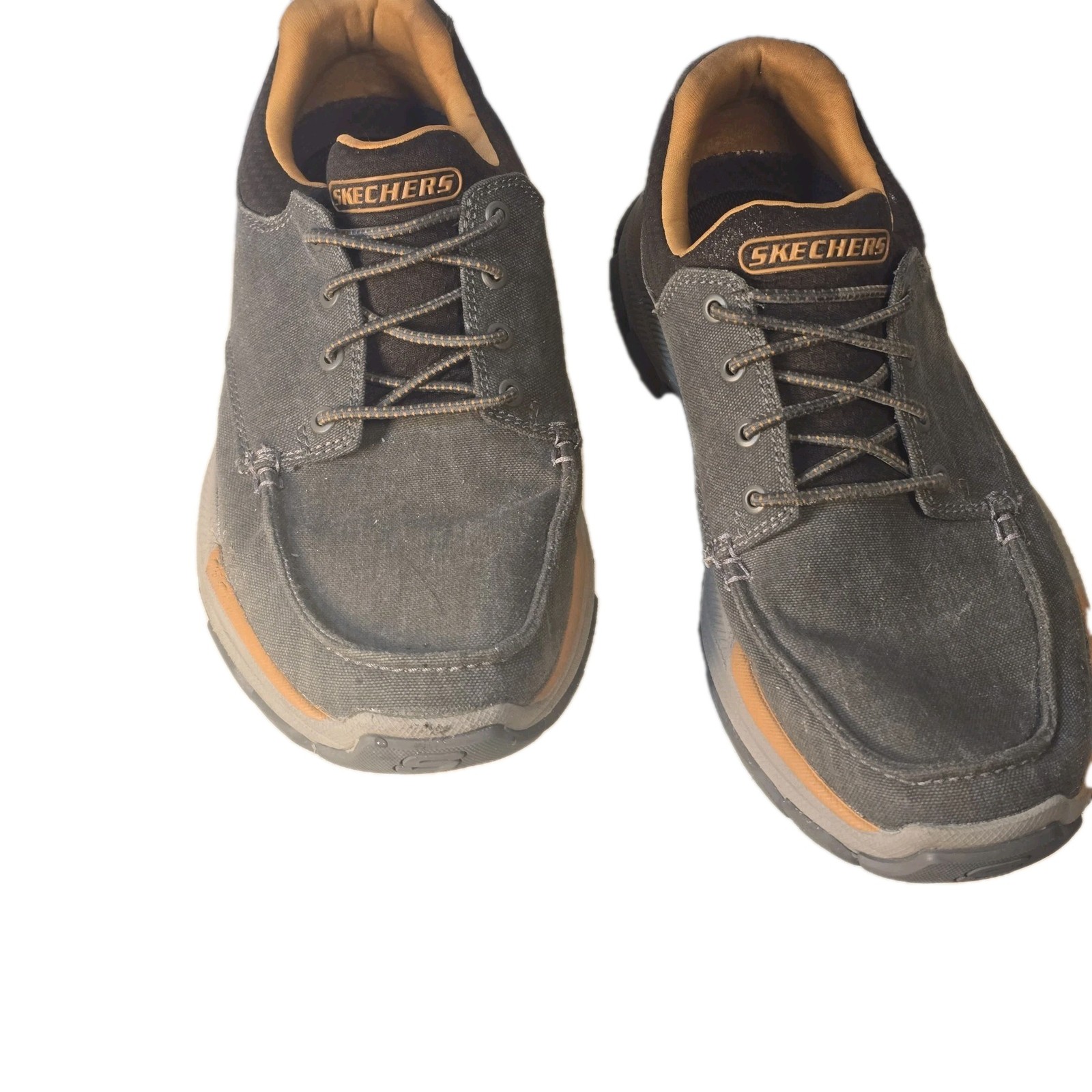 Skechers Mens 10D Relaxed Fit Respected Loleto Bungee Arch Goodyear Shoes VGC image 3