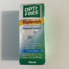 Alcon Opti Free Replenish Multipurpose Disinfecting Lens Solution Sterile 4oz