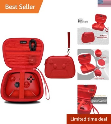 Red Hard Case for Xbox & PlayStation Controllers   Shockproof & Travel-Friendly