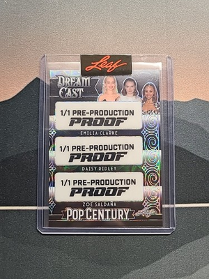 #ad 2024 Leaf Pop Dream Cast Emilia Clarke Daisy Ridley Zoe Saldana Scope Proof 1 1 $34.99