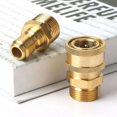 #ad #ad Pressure Washer Quick Disconnect Adaptor Set M22 15mm to 3 8quot; Quick Release New $9.47