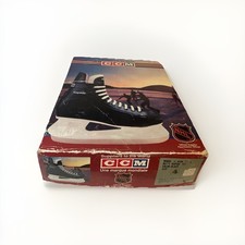 Vintage NHL 92 CCM Rapide 101 Ice Hockey Skates Size 4 Original Box Receipt