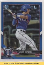 2018 Bowman Draft Chrome Blue Refractor 14/150 Kenen Irizarry #BDC-140 READ 0q0