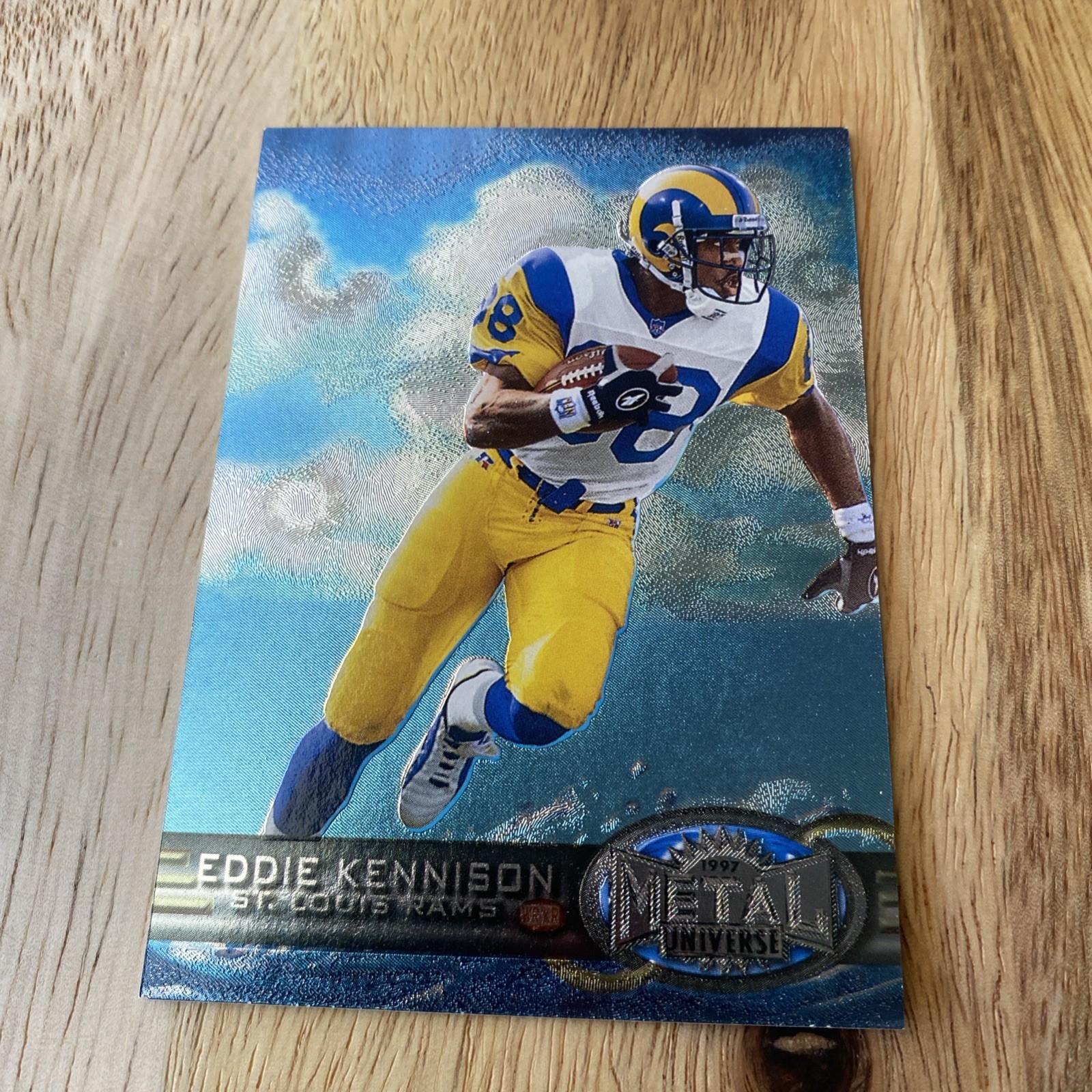 1997 Skybox Metal Universe #128 Eddie Kennison St. Louis Rams B6170