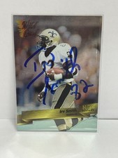 1993 Wild Card Superchrome Irv Smith Rookie Auto Signed Autograph Irish Saints. rookie card picture