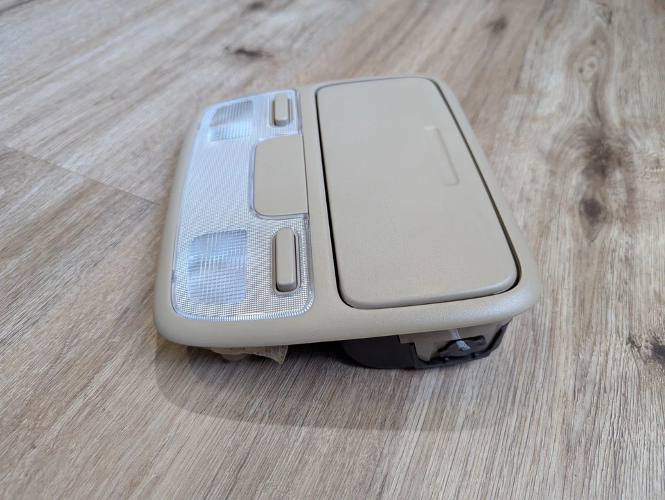 Console aéreo Honda Accord Odyssey 1998-2003 cúpula luz bege bronzeado 2 pinos LX - Imagem 3 de 4