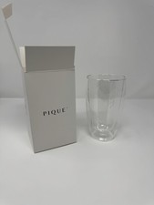 Pique Celestial Double Wall Glass Cup