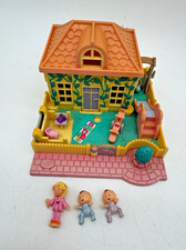 Vintage 1994 Bluebird Toys Polly Pocket Nursery School W/ Dolls Compact Playset
