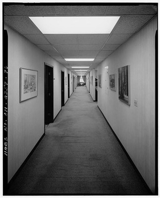 Brotherhood of Locomotive Engineers Office Hallway 1989 Interior Corridor