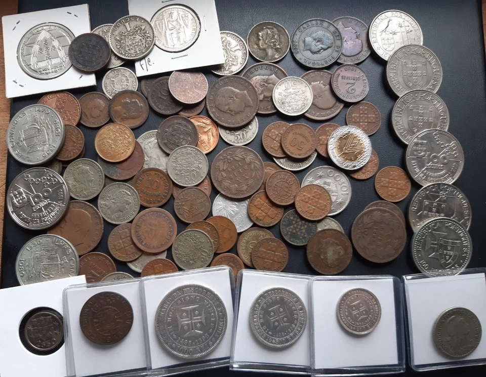 W0RLD COINS - Portuguese Coins/ EX Colonies Copper-Nickel Silver Great Condition - Image 2 of 2