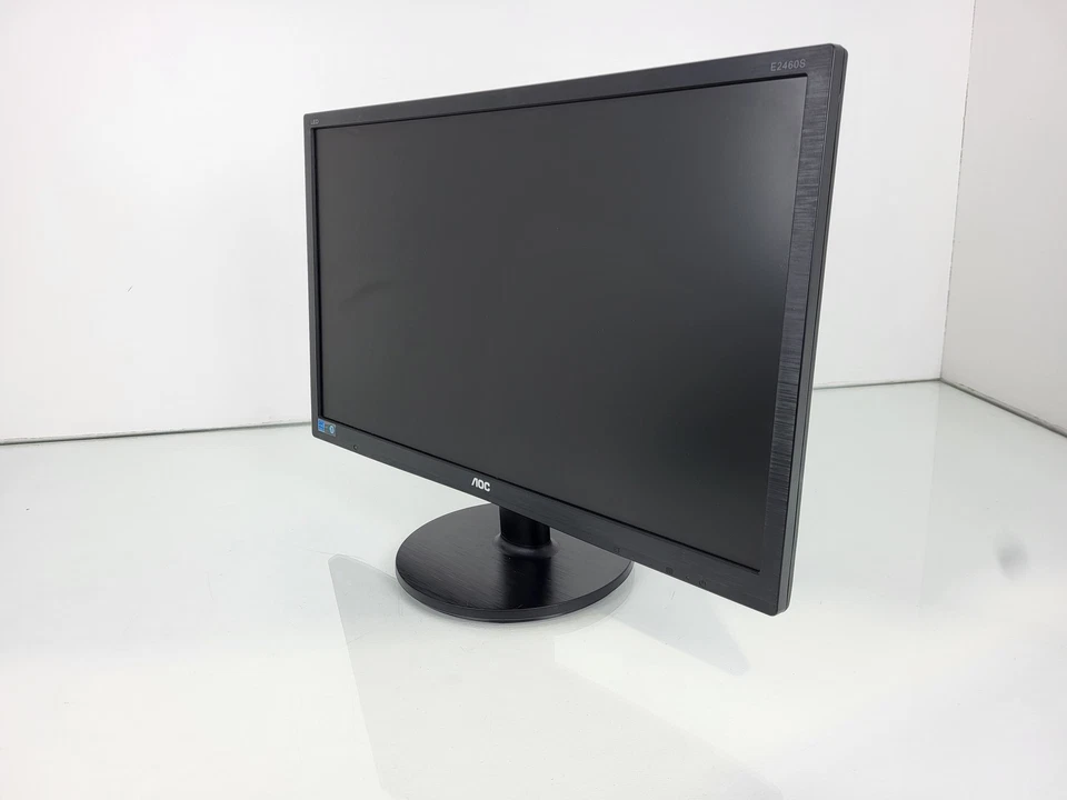 AOC E2460SH 24 Inch HDMI VGA DVI-D 1920x1080 Monitor With Stand - Image 3 of 4