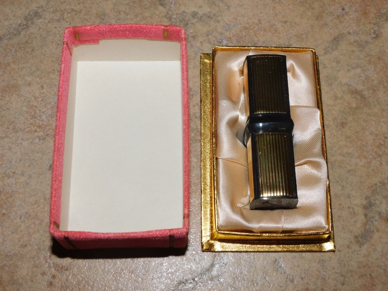 VTG RARE COTY L'AIMANT PERFUME PURSER BOTTLE, HOLDER AND BOX .12 OZ #103 - 20