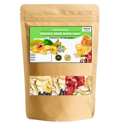 Organic Dried  Mixed Fruits - 100% Natural Pure Premium Quality!