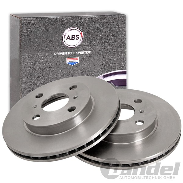 2X A.B.S. Bremsscheiben 238Mm Vorne Passend FüR Toyota Celica-image