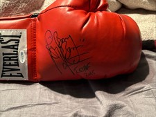 RAY BOOM BOOM MANCINI SIGNED AUTOGRAPHED BOXING GLOVE HOF ACOA COA CHAMPION