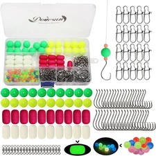 Dovesun 220/104/80/54/42/52pcs Fly Fishing Small, E-Fishing Floats Kit-220pcs 