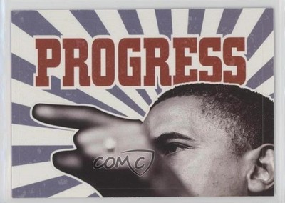 2008 President Obama Collector Trading Cards Stickers Progress Fight Hunger d8k