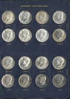 US Coins Kennedy Half Dollar Starter Set Whitman Album with Silver NO RESERVE!