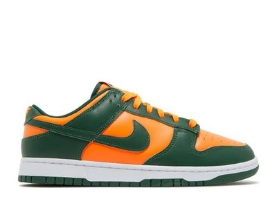 Size 10.5 - Nike Dunk Low Miami Hurricanes | New-in-box