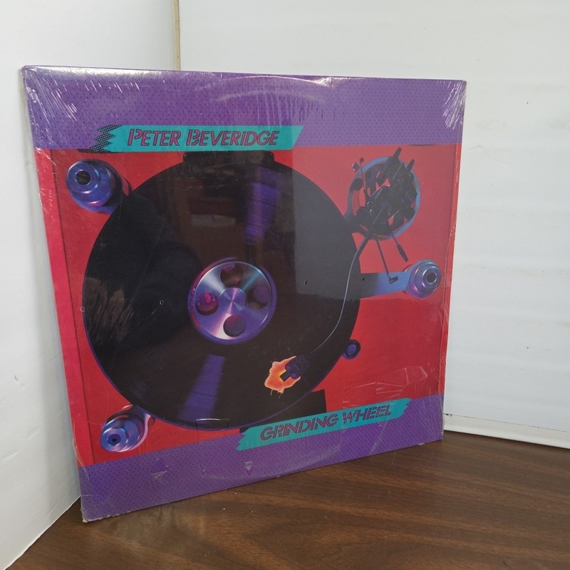 Peter Beveridge LP Grinding Wheel (1984) New Rare Christian rock music Sealed M