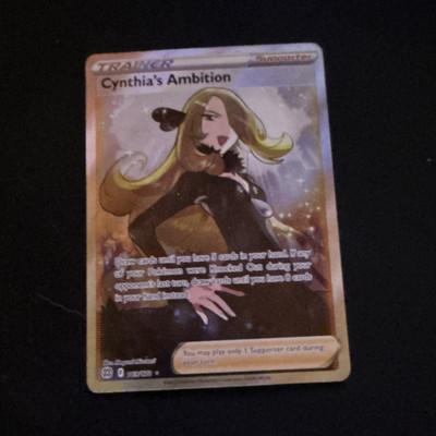 Pokémon Cynthia's Ambition Brilliant Stars Ultra Rare Full Art Holo 178/172 Eng