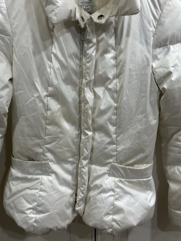 Chaqueta de plumón para mujer Adidas Y-3 blanca talla S/P Foto 3 de 4