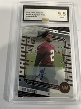 2024 Panini Absolute Mike Sainristil Autograph  Rookie Card RC GAS 9.5 Mint +. rookie card picture