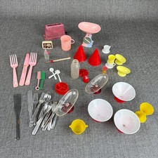 Vintage Toy Kitchen Lot, Banner, Worcester Ware, Merry MFG, Scale, Toaster