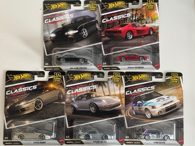 Hot Wheels Premium Car Culture 10th Anniversary 2026 Modern Classics  (5er Set)