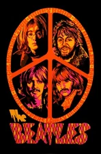 Rare The Beatles Peace 1970 Poster, Unframed Poster Wall Art Decor