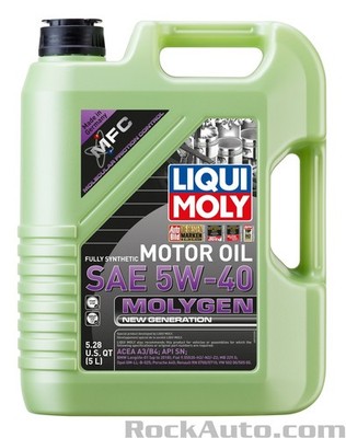LIQUI MOLY 20232 Molygen New Generation 5W-40; 5 Liter -SALE
