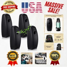 Adjustable Settings Automatic Air Freshener Dispenser - 4 Pcs for Office & Home