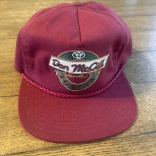 Vintage Toyota Leather Strap Hat - Don McGill Toyota Wholesale Parts USA