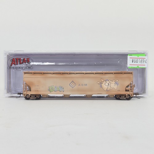Tolva cubierta de cuatro bahías Atlas escala N ADM ADMX #75019 | Condition: Used