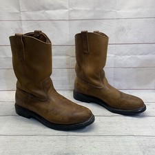 Red Wing Pecos 1105 Boots Mens Size 13 D Brown Leather USA Supersole Oil Resist