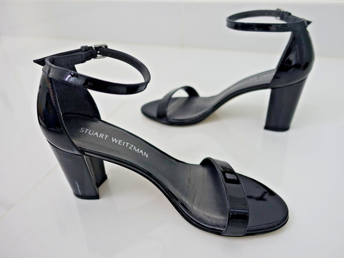 NIB $398 Stuart Weitzman NearlyNude Ankle Strap Sandals