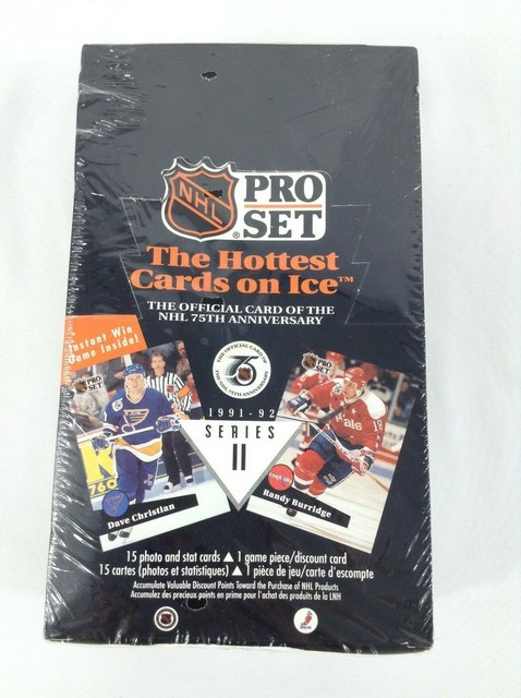 1991 92 Pro Set Series 2 Hockey Card Box Sealed EBay 1991-92-pro-set-series-2-hockey-card-box-sealed-ebay