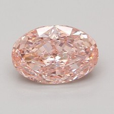 Lab Grown 4.04 Ct Fancy Vivid Pink Color VS1 OVAL Cut IGI Certified CVD Diamond