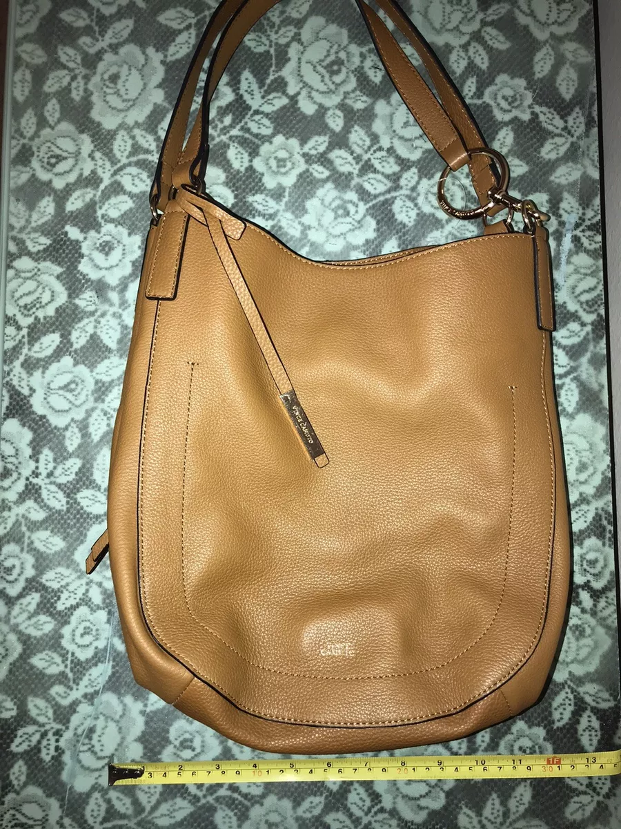 Women's Vince Camuto Leather Dark Wheat Jody Hobo Handbag Crossbody Bag |  eBay