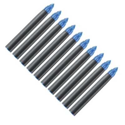10 herlitz my.pen Tintenrollerminen Tintenpatronen Ersatz Patronen blau 1,0mm