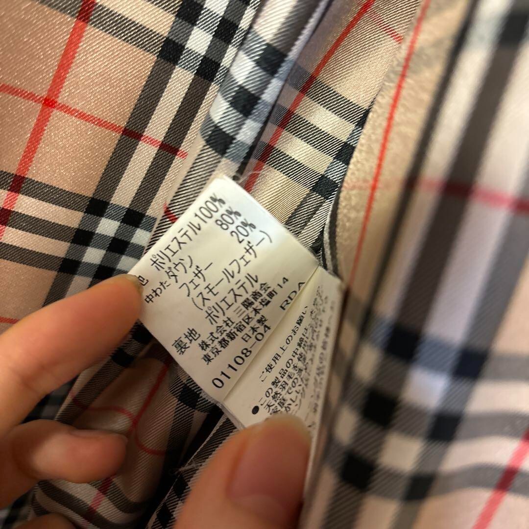 BURBERRY GOLF Down Jacket Coat Polyester Black No… - image 12